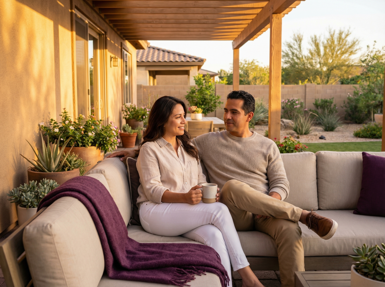 A finished roof during a monsoon